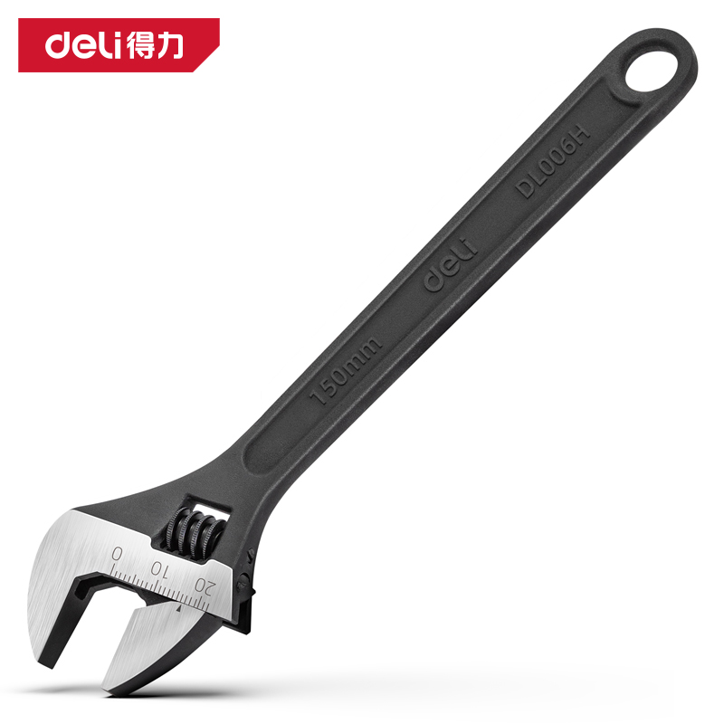 Deli得力工具 活動扳手 (士巴拿/昔士) 6"(150mm)