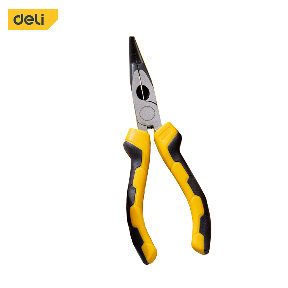 Deli得力工具 德式彎嘴鉗 6"(160mm)