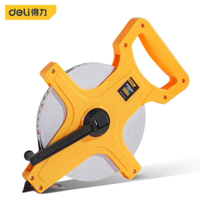 Deli得力工具 尼龍拉尺 50mx12.5mm