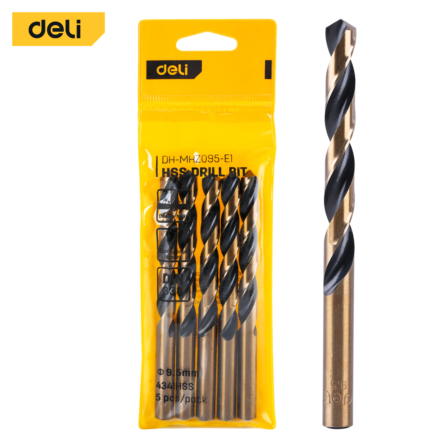 Deli得力工具 鋒鋼鑽咀 Φ9.5mm