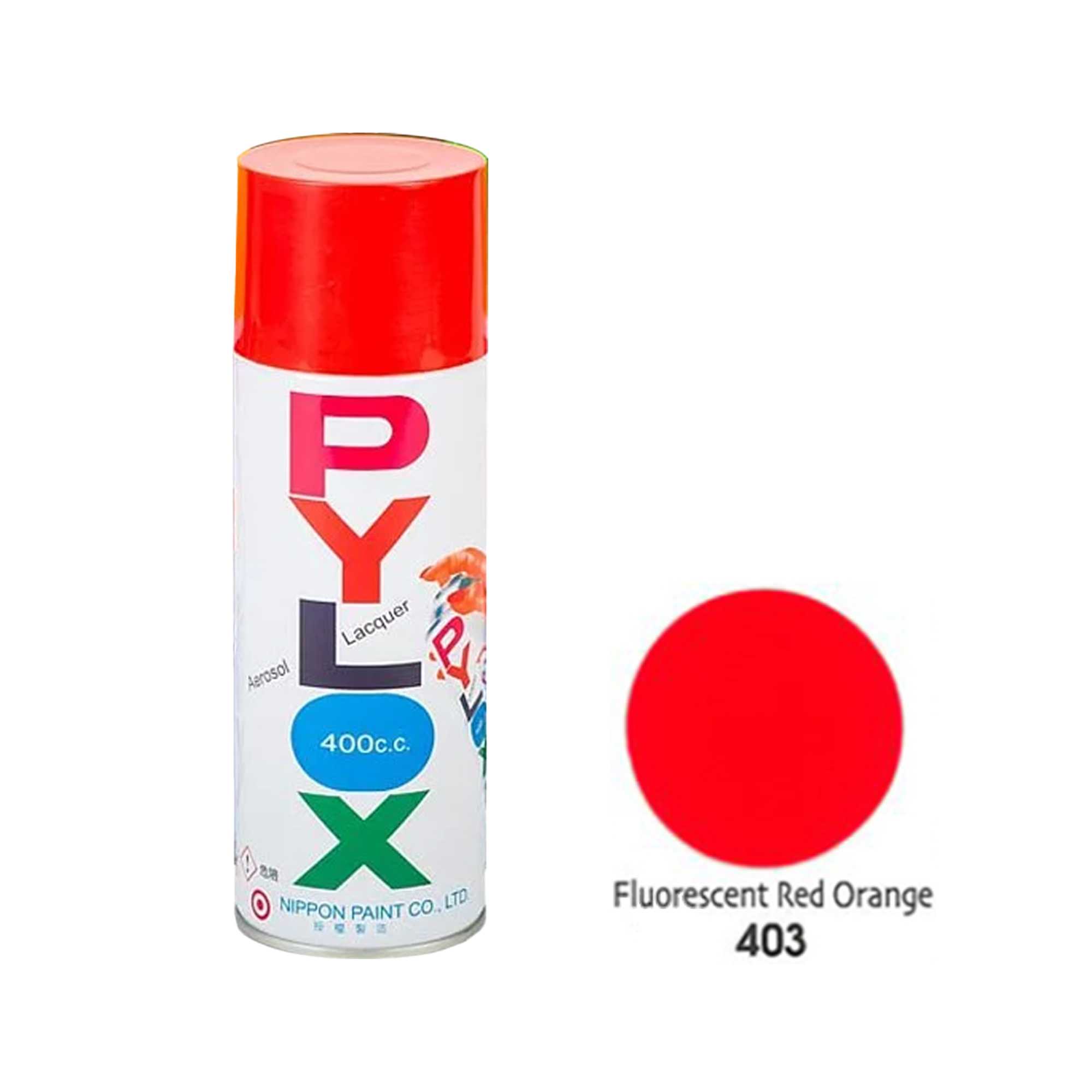 PYLOX|派樂士 噴漆 #403 熒光紅橙