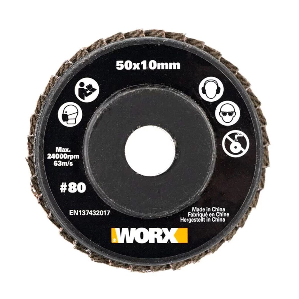 WORX|威克士 #80砂光碟5件裝(WX741適用) 50mm WA7260