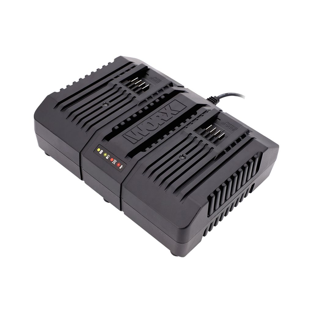 WORX|威克士 雙充電器 (橙) 20V 4A WA3883