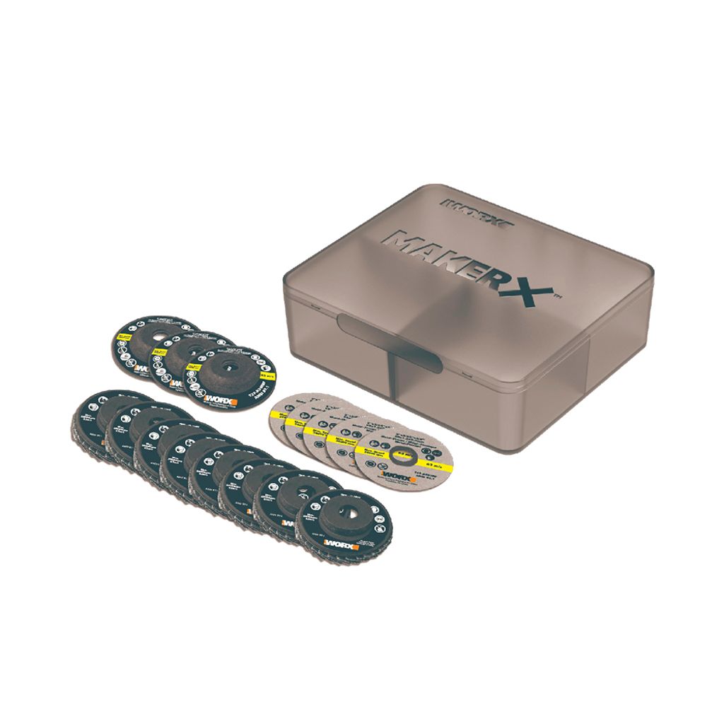 WORX|威克士 角磨機附件套裝17件50mm (WX741用) WA7213