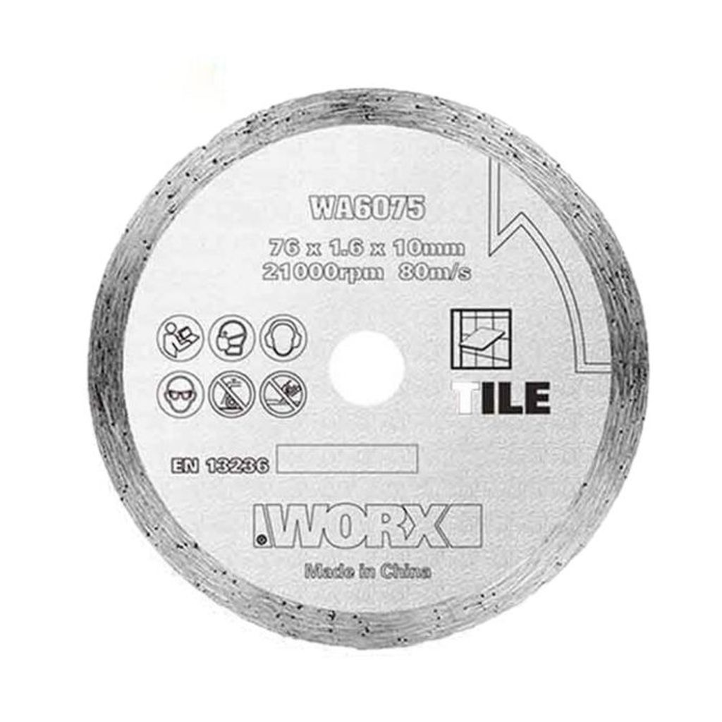 WORX|威克士 金鋼石切割片 3" WA6075