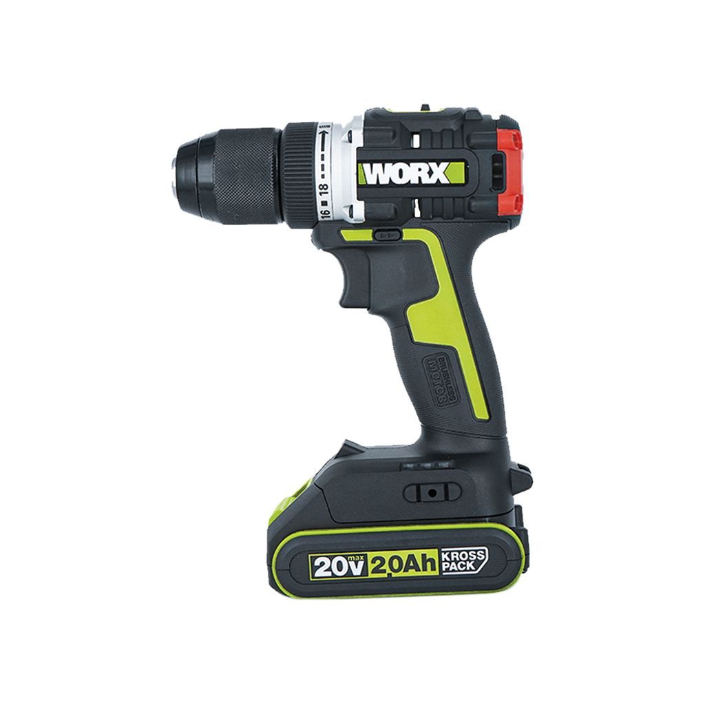 WORX|威克士 20V無刷電鑽(淨機) 13mm WU182.9
