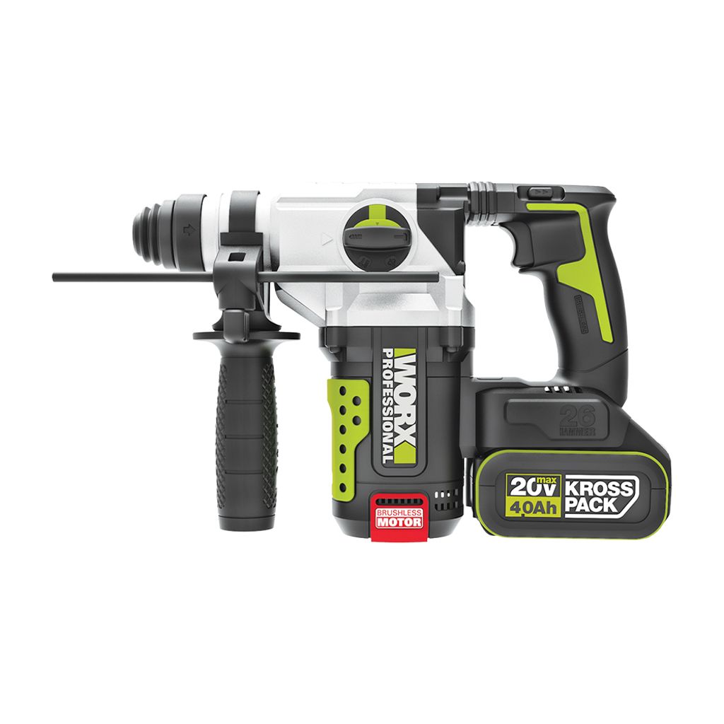 WORX|威克士 20V無刷電錘(淨機) 26mm WU389.9