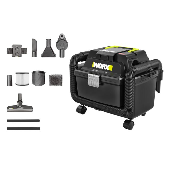 WORX|威克士 20V無刷乾濕兩用吸塵機(淨機) WU037.9