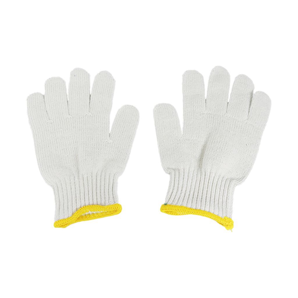 Tomawro|龍貓 棉紗勞工手套(黃邊)