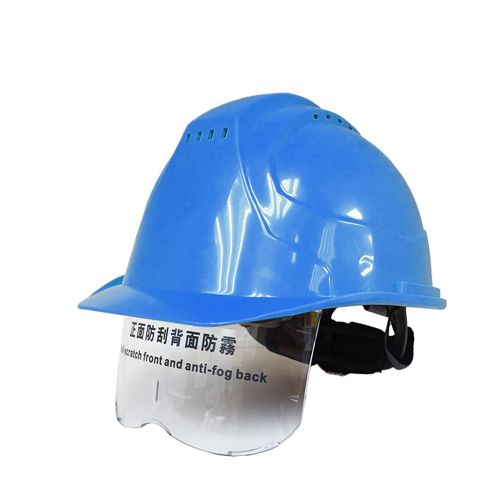 GRACE|格里斯 安全帽 連下巴帶 連鏡片 (藍色) GR026A