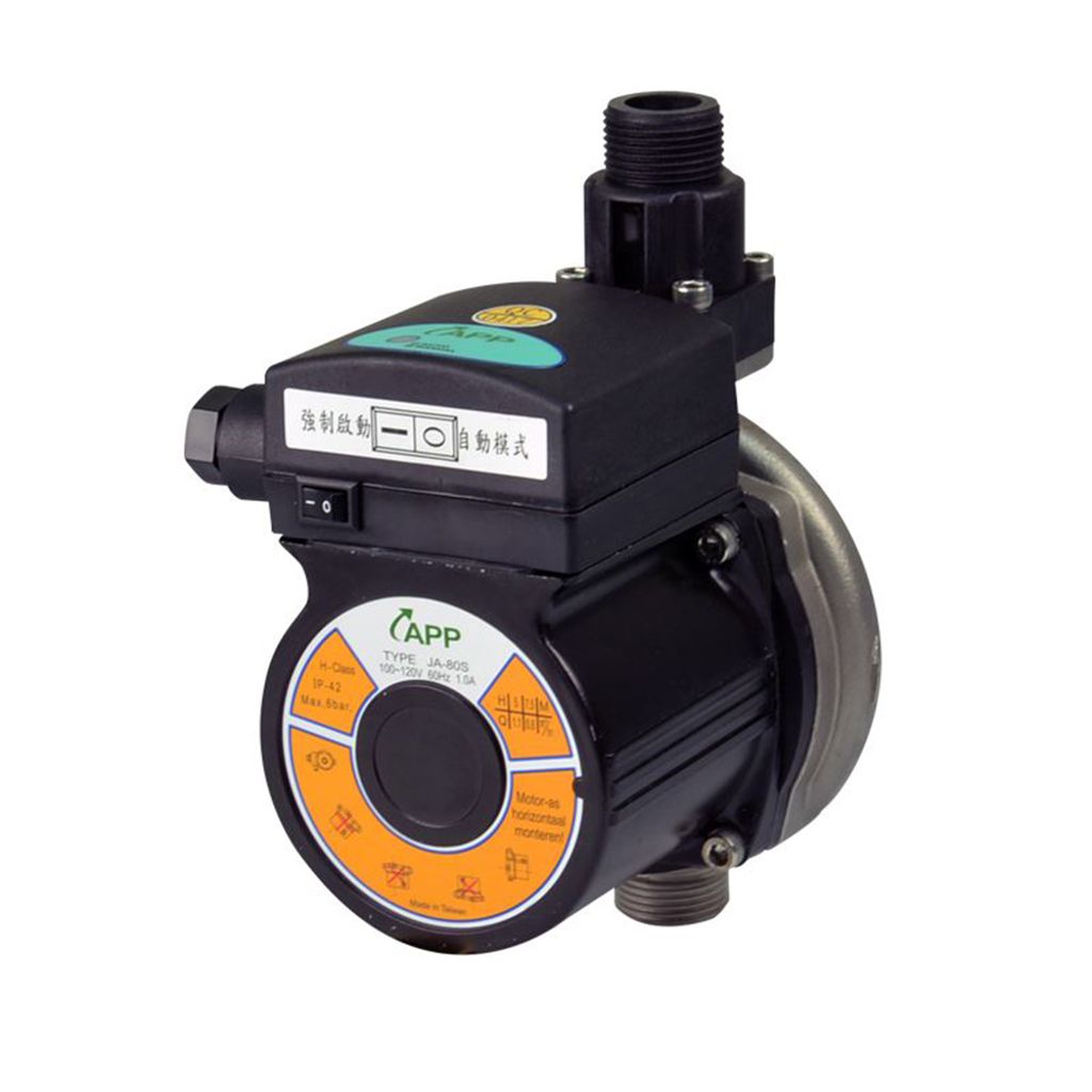 APP|宏泵 管道增壓泵 (不銹鋼) JA80S 1" 0.08kw