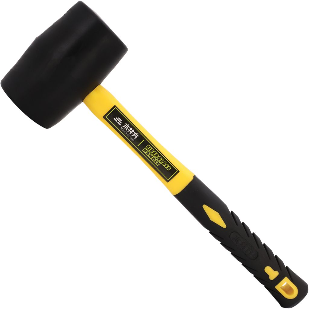 木井方 纖維柄橡膠錘 24安 E01104