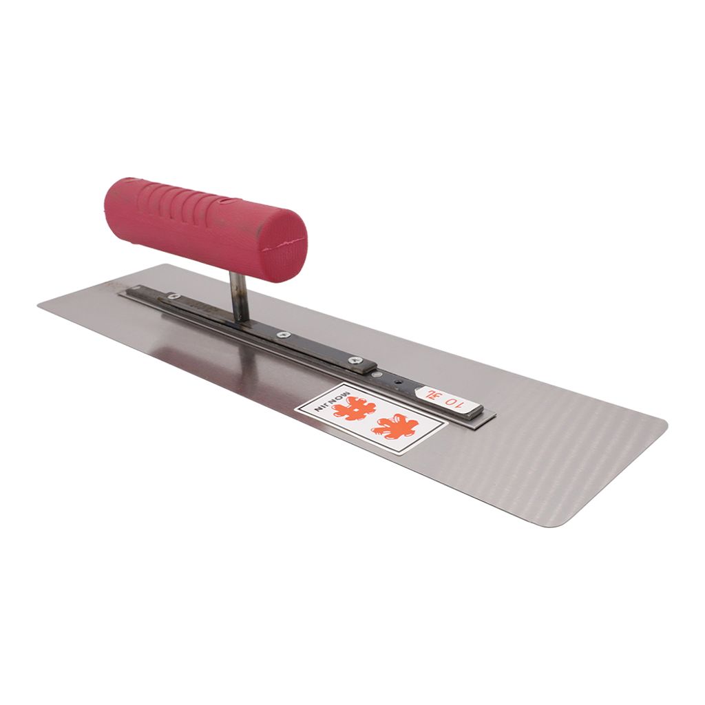 木井方 膠柄白,寬,圓灰池 14" (硬板) A00501