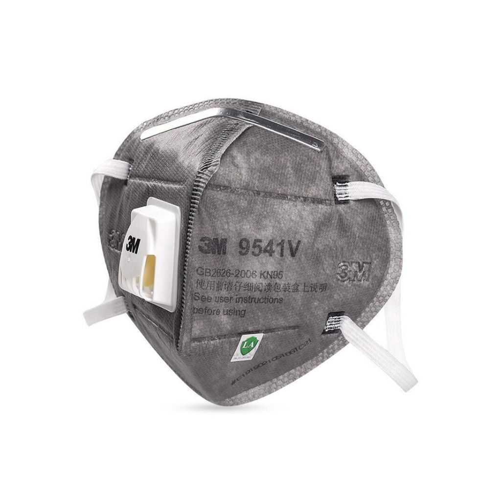3M 9541V KN95 耳掛式摺疊即棄活性碳防護口罩配備呼氣閥 (20個/盒)