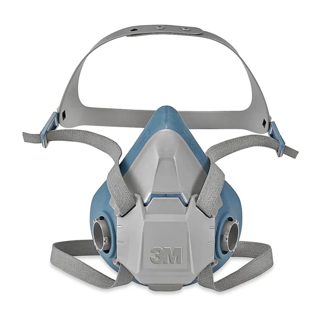 3M 6502 矽膠半面式雙濾罐防護面罩 (中碼)