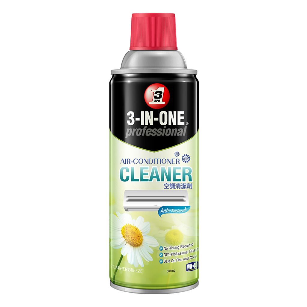 WD-40 3-IN-ONE 冷氣清潔劑 (適用於窗口/分體式) 夏日涼風-花香味 331毫升 WD_85150
