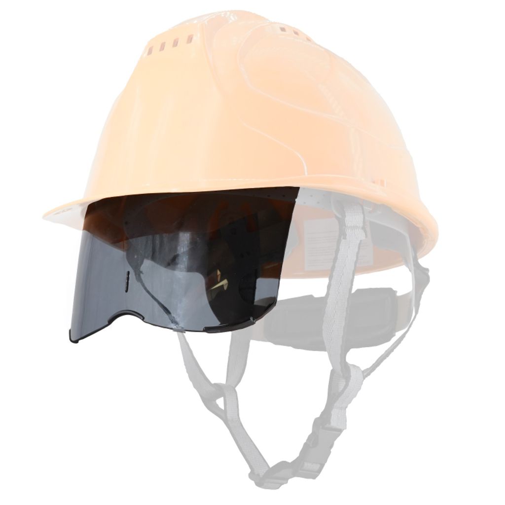 GRACE|格里斯 安全帽用擋光 防刮防霧鏡片連安裝扣 (啡色)