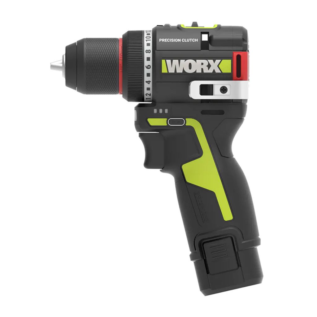 WORX|威克士 12V無刷雙速電鑽(2.0Ah鋰電*2+1.5A充電器) 10mm WU135