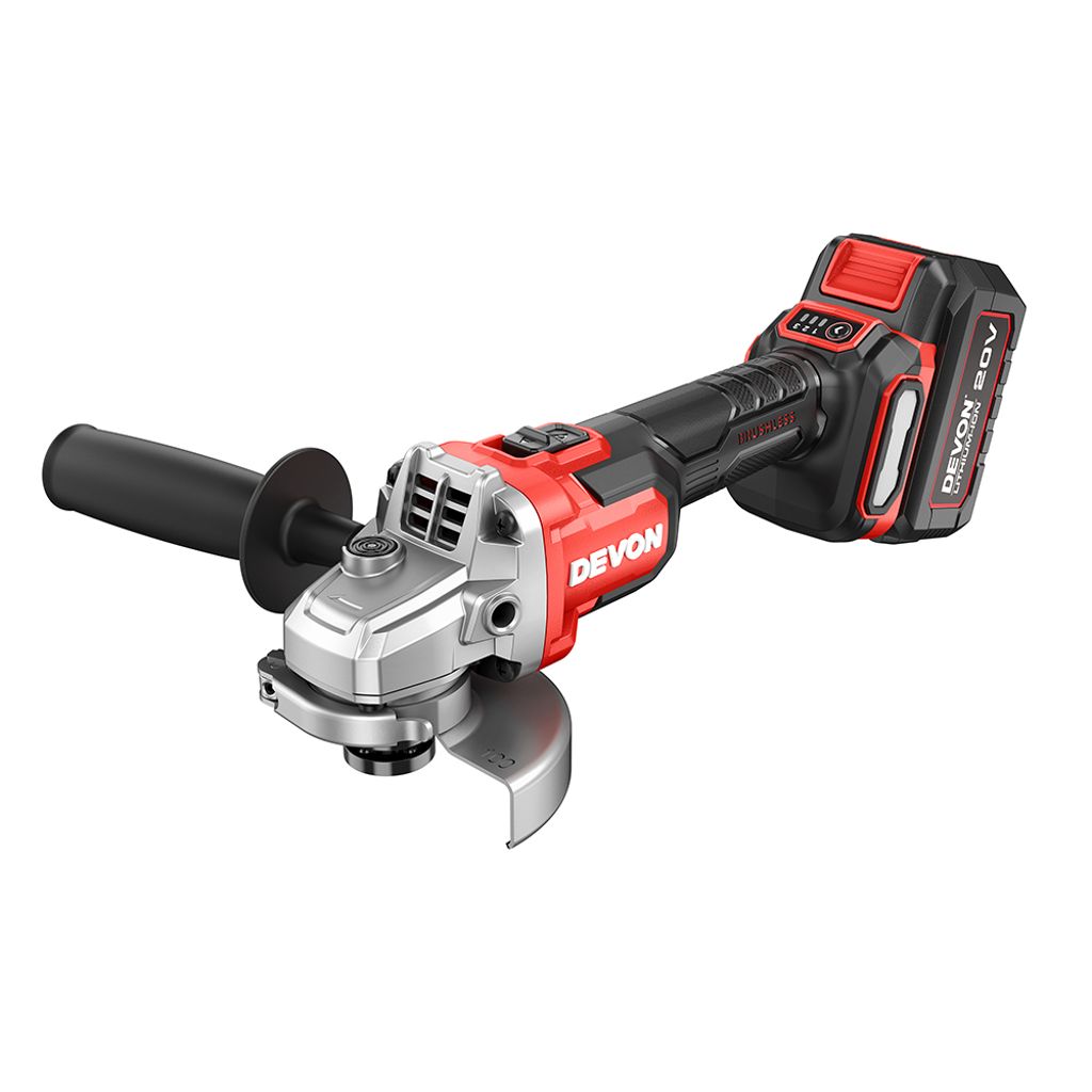 Devon|大有 20V無刷角磨機(淨機 可調速) 5" 2908Li-125-Z