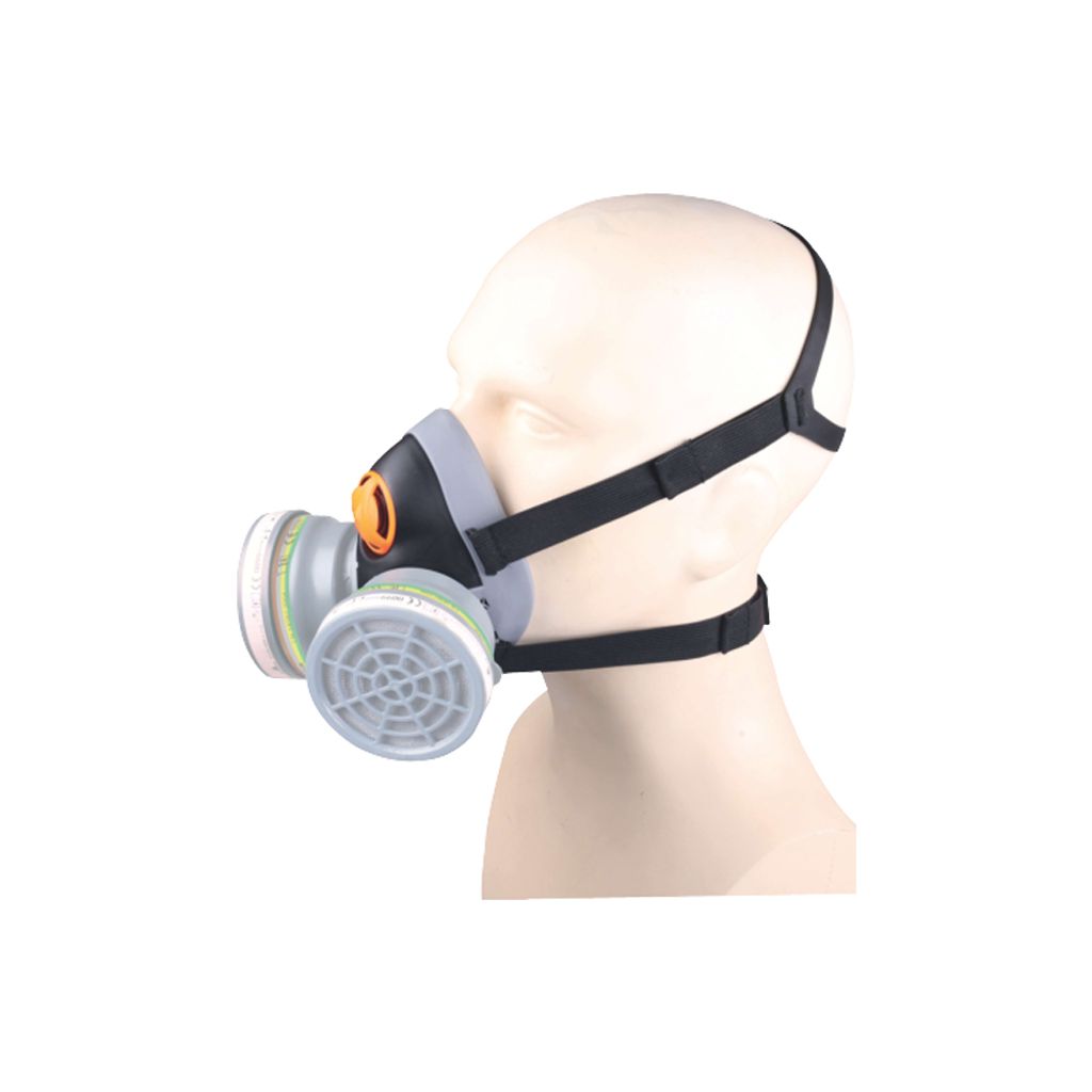 Deltaplus|代爾塔 M6400 半面罩雙濾盒(不含濾材) 105014