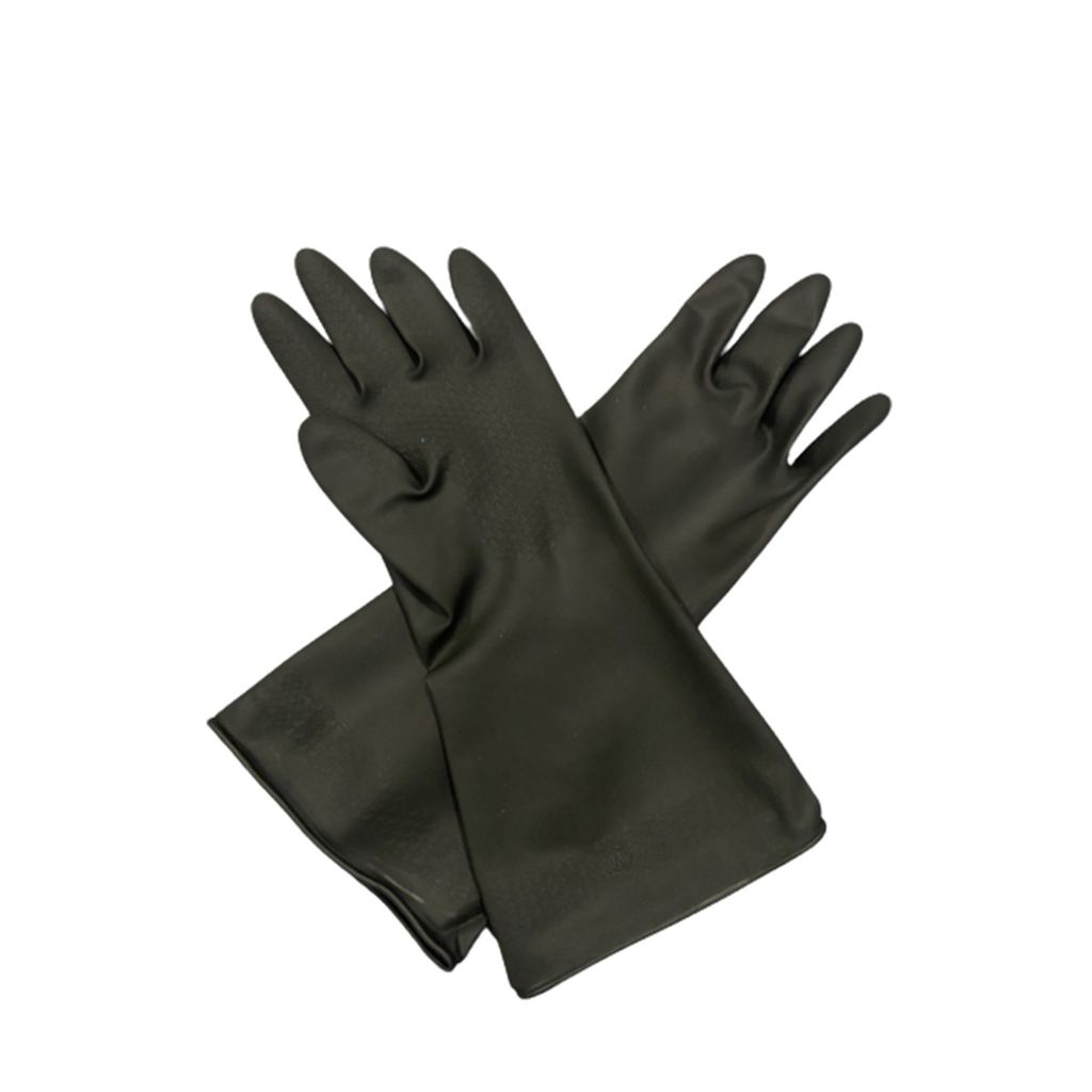 Tmr|龍貓 黑色工業膠手套 L码