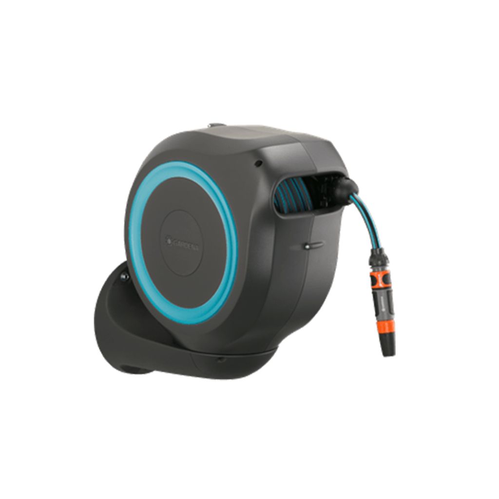 Gardena 自動回捲掛牆式喉架套裝 M (20m-4分喉) 18610