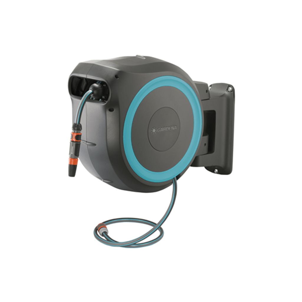 Gardena 自動回捲掛牆式喉架套裝 L (30m-4分喉) 18625