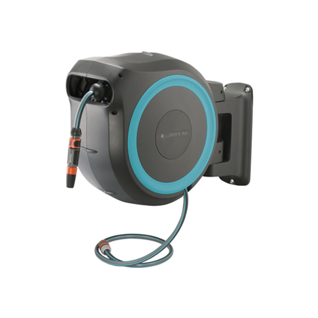 Gardena 自動回捲掛牆式喉架套裝 L (35m-4分喉) 18630