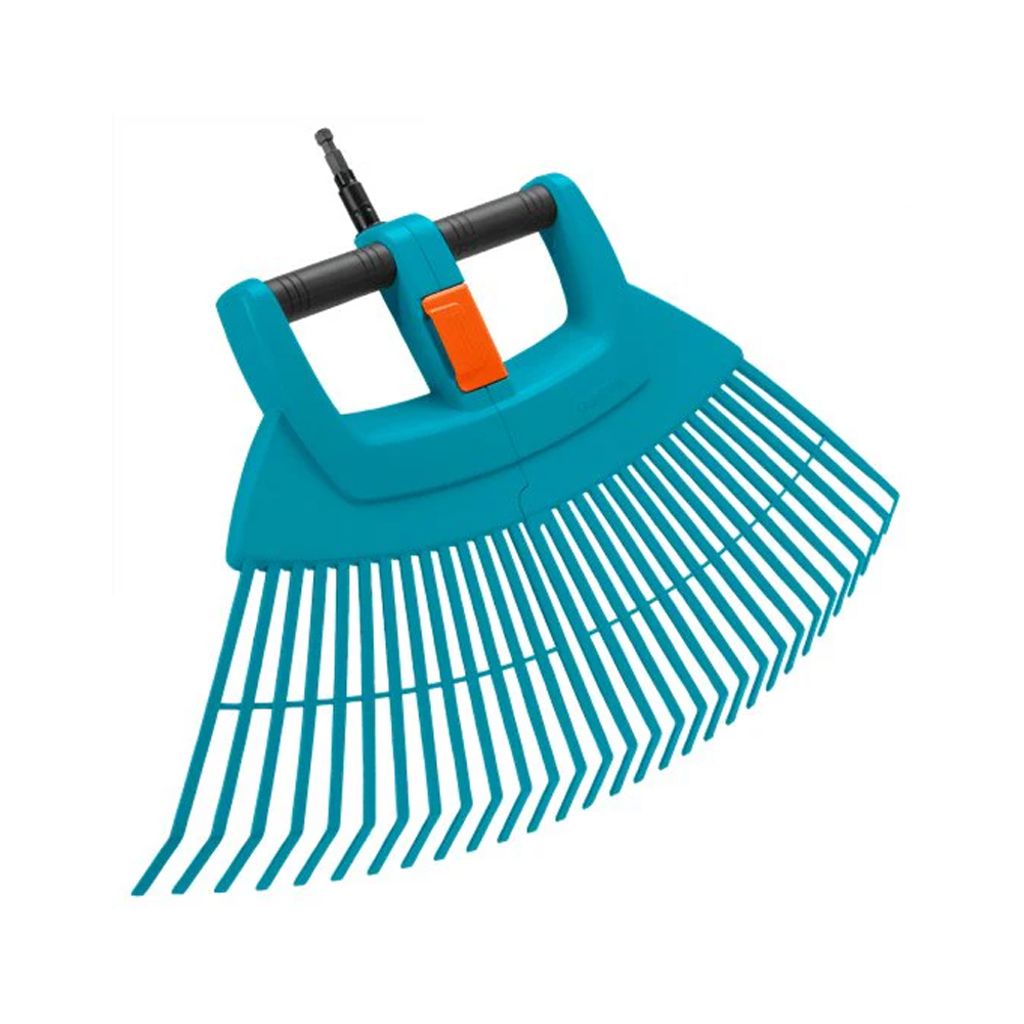 Gardena 組合式 2合1 多功能 細齒草耙 耙頭 3107