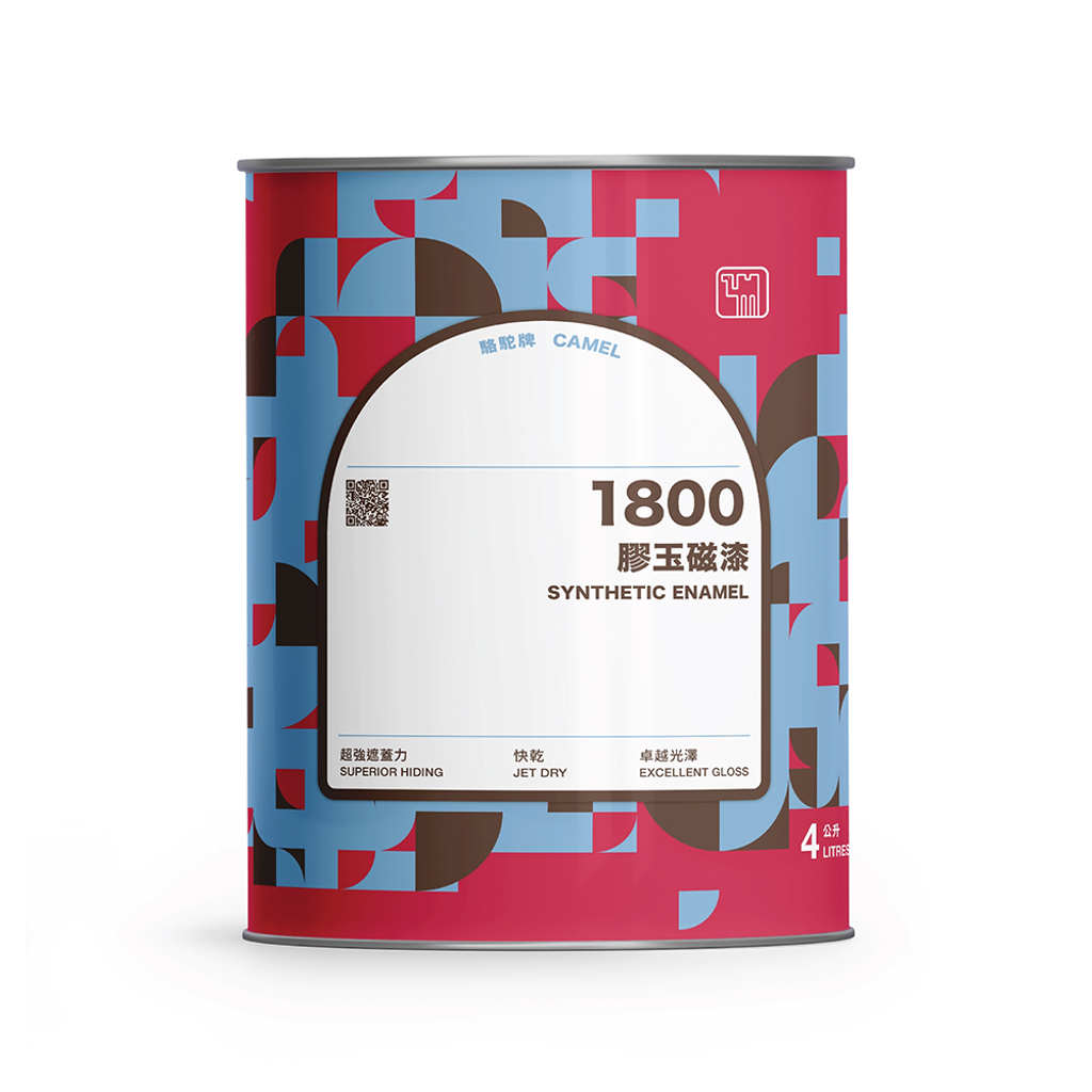 Camel|駱駝牌 專業膠玉磁漆 1800 4L