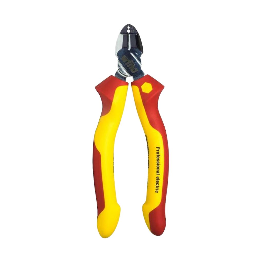 Wiha 專業型電工絕緣斜口剝線鉗 (瑞典式) 6-1/2" WI26745