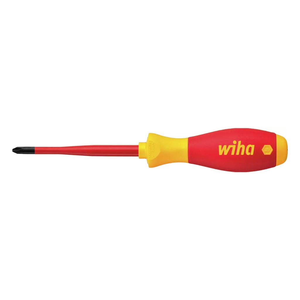 Wiha SoftFinish 電工絕緣細桿十字螺絲批 PH1 x 80mm WI35393