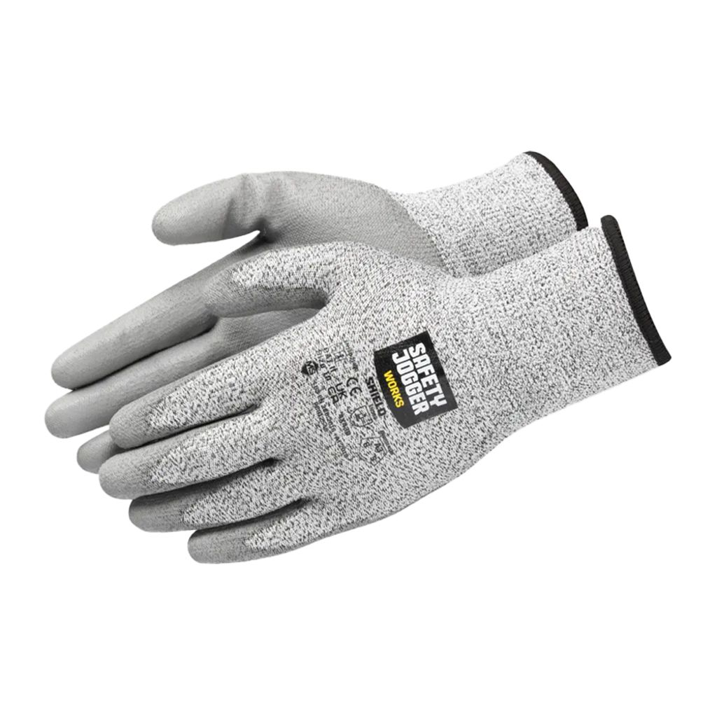 Safety Jogger|鞍琸宜 SHIELD 4X43C PU塗層浸掌手套 8碼 550100