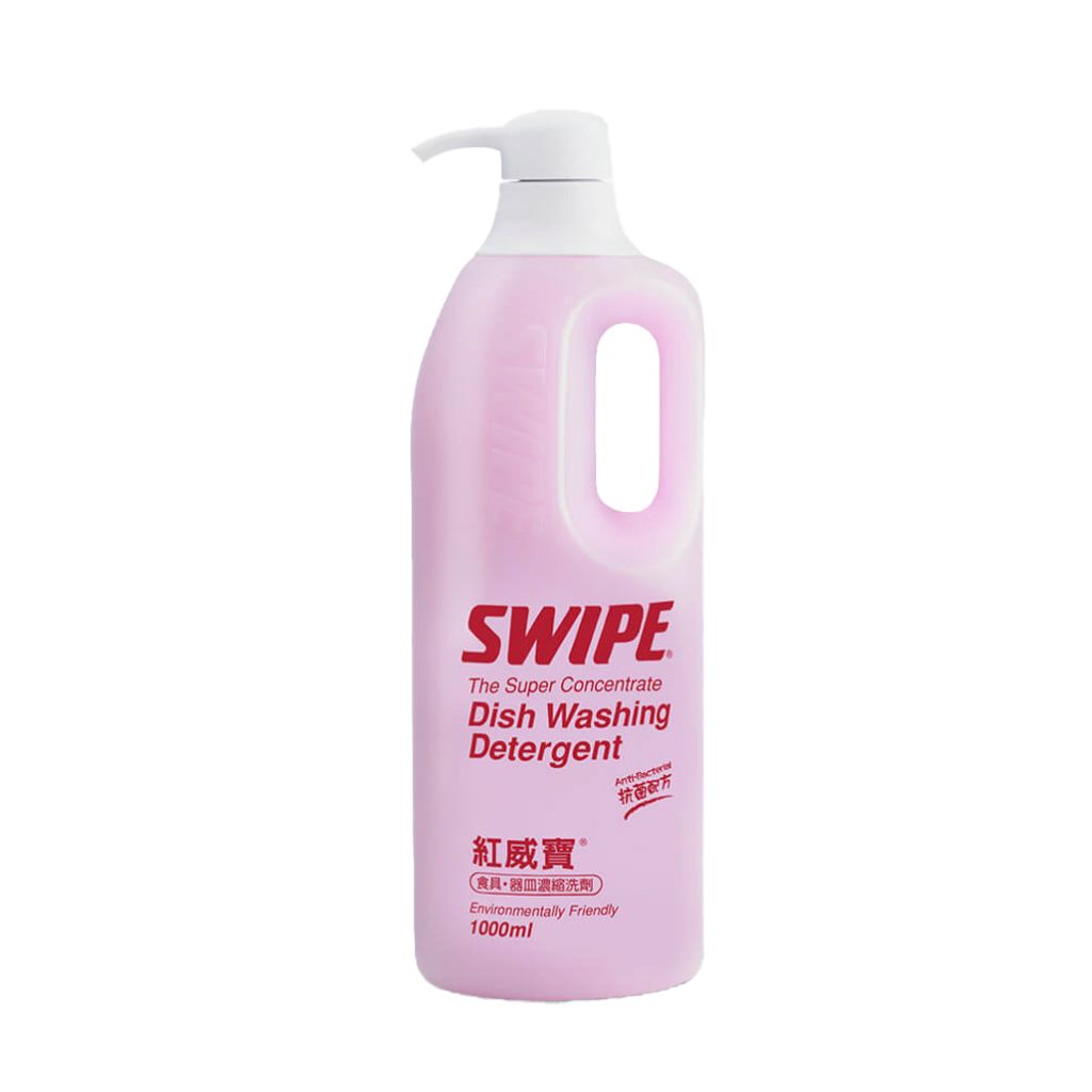 Swipe 紅威寶 食具器皿濃縮洗劑 泵裝 1000ml SW020P