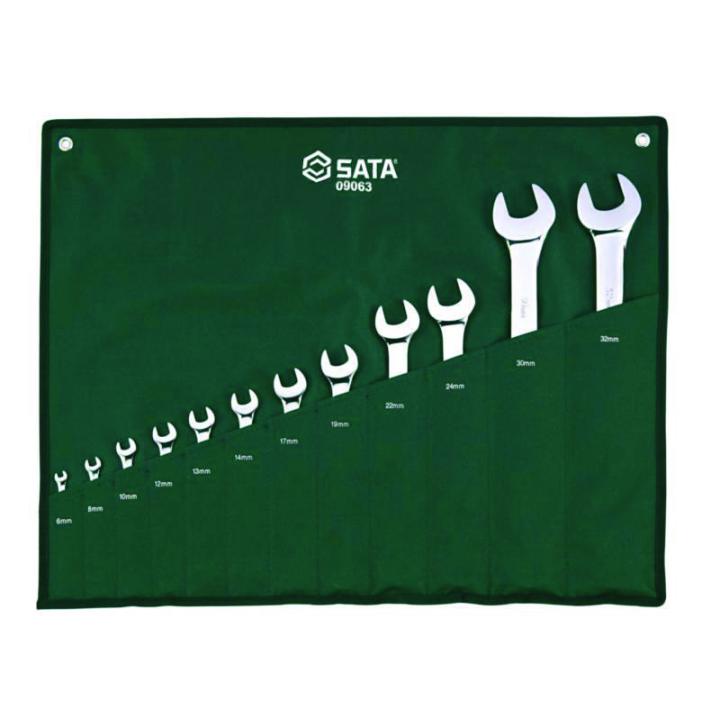 SATA|世達 兩用扳手組套 12件 ST09063