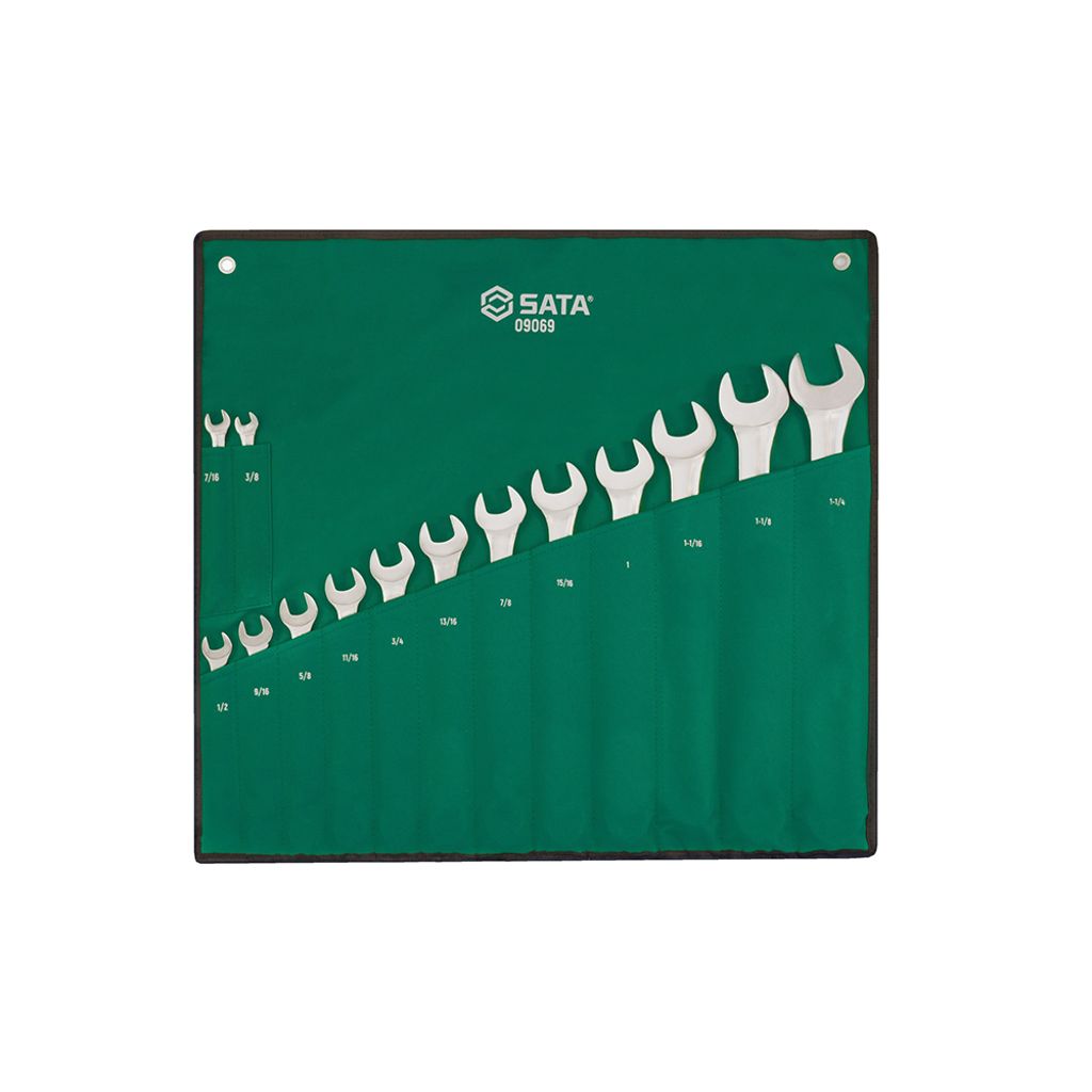 SATA|世達 英制兩用扳手 14件 ST09069SJ