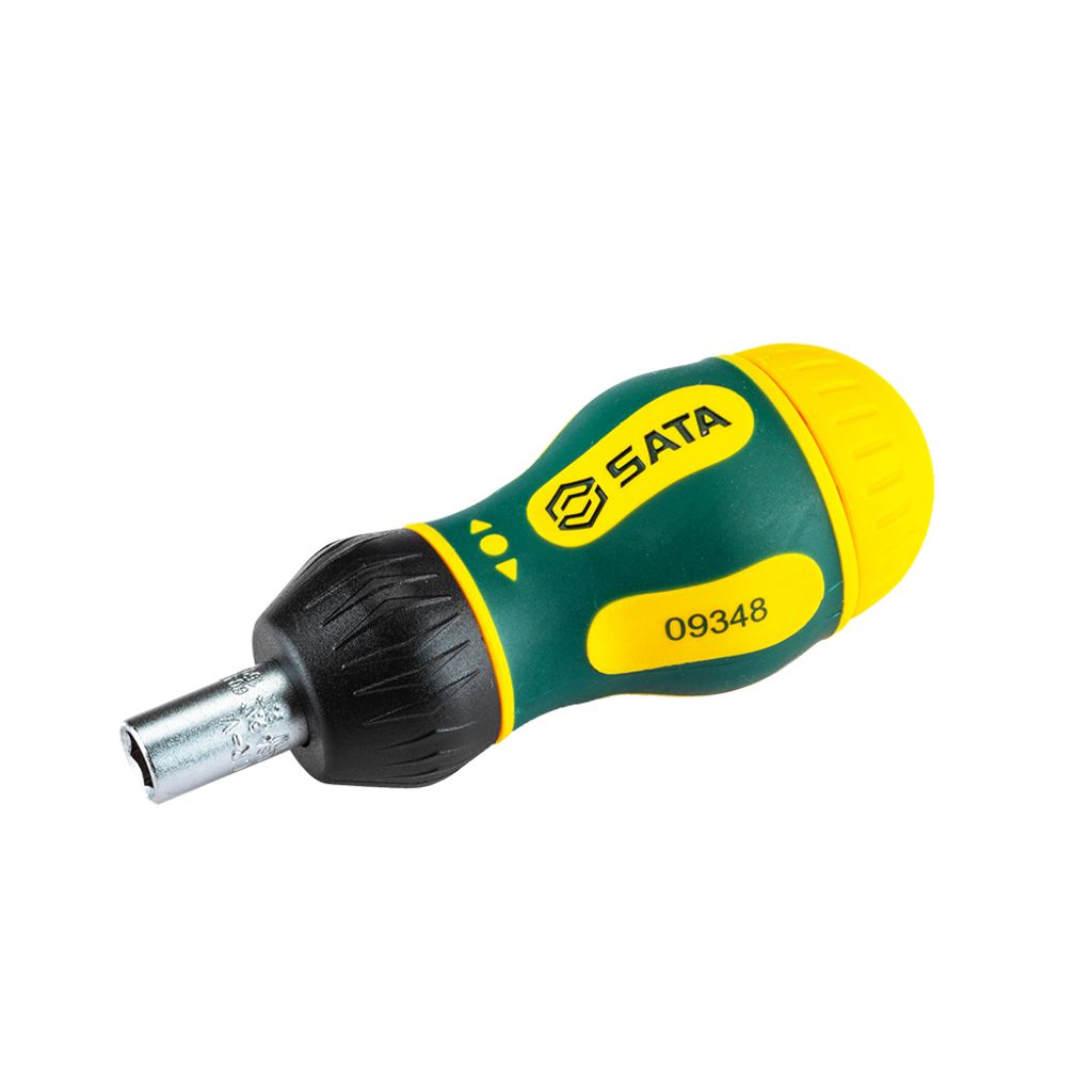 SATA|世達 超短款棘輪螺絲批組套 6件 ST09348