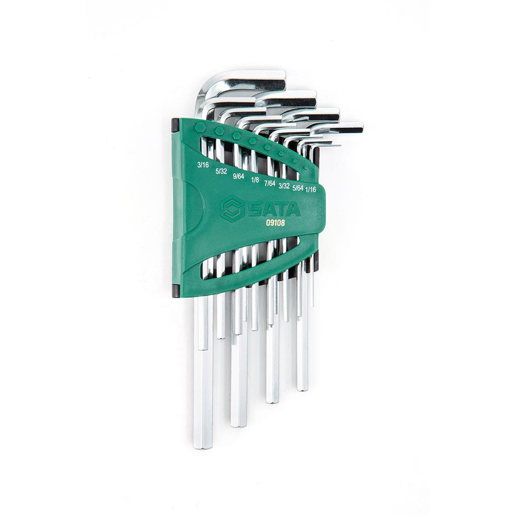 SATA|世達 英制加長內六角 12件 ST09108SJ