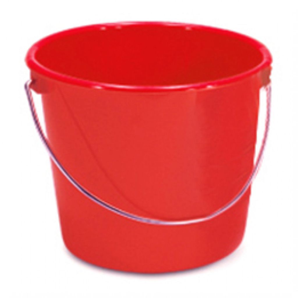 RedA|紅A牌 紅色鐵挽水桶 12L