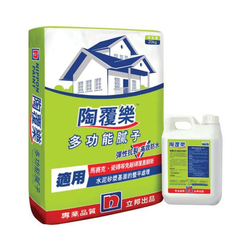Nippon|立邦 陶覆樂多功能膩子 (雙組份) (20kg+2.3kg)