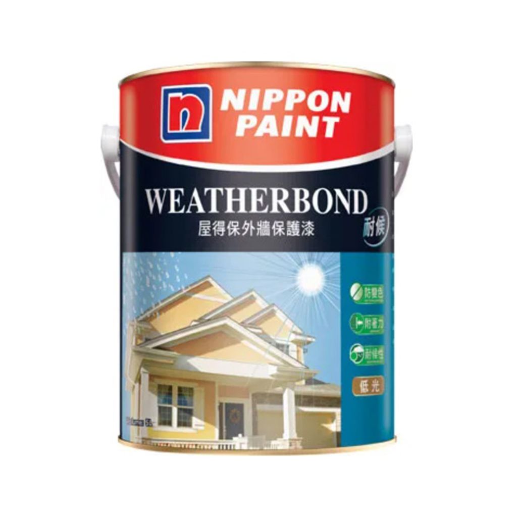 Nippon|立邦 屋得保外牆保護漆 白色 5L