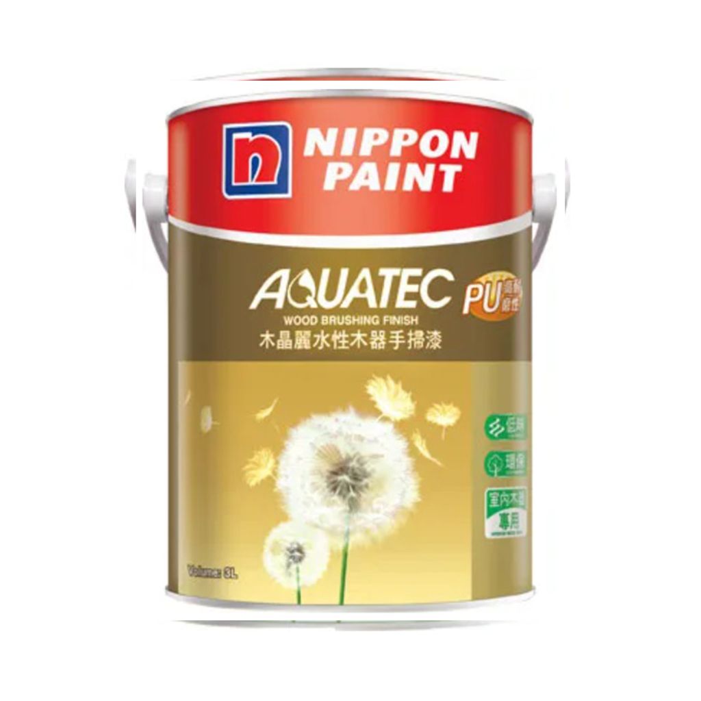 Nippon|立邦 木晶麗水性木器低光手掃漆 3L