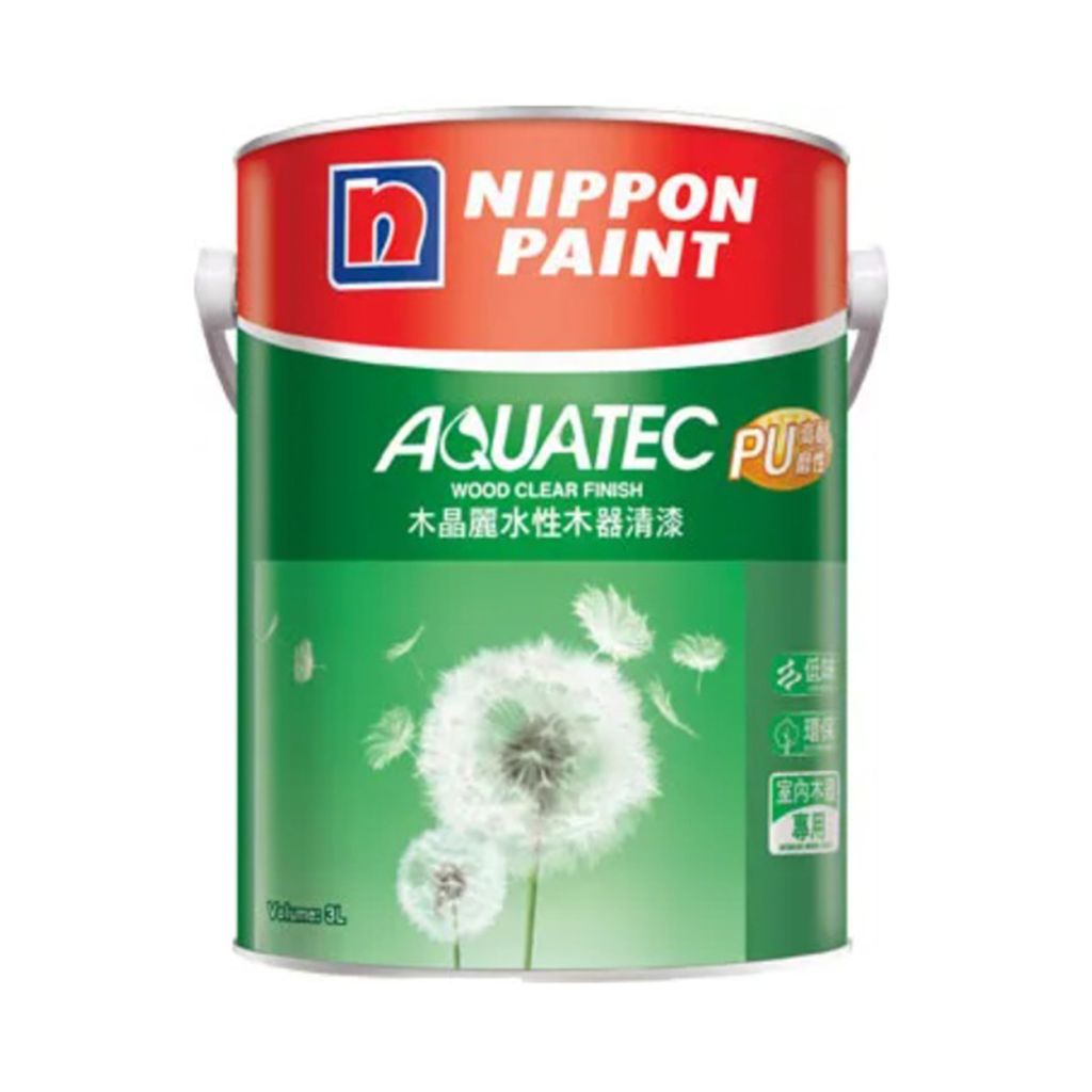 Nippon|立邦 木晶麗水性半光木器清漆 1L