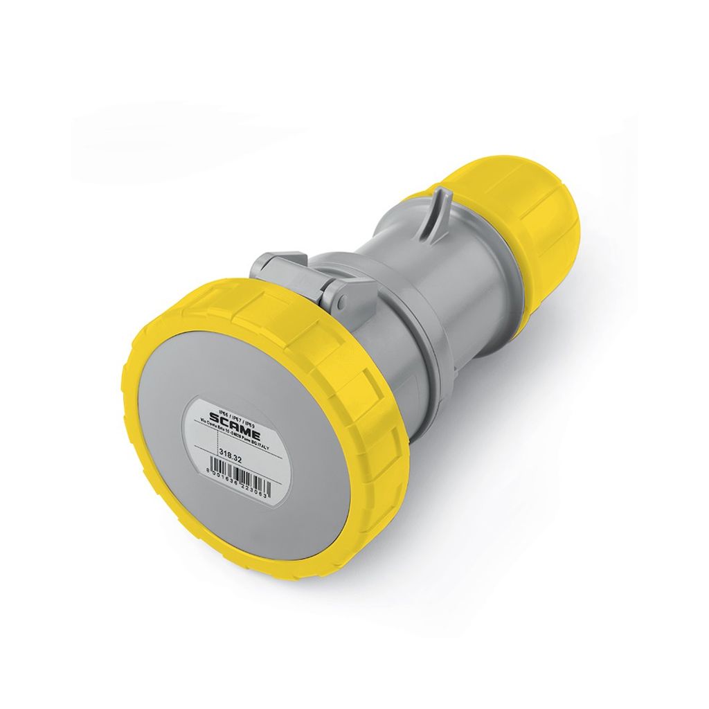 Scame 中途防水蘇底 32A 3P 110V(IP67) S2232-4