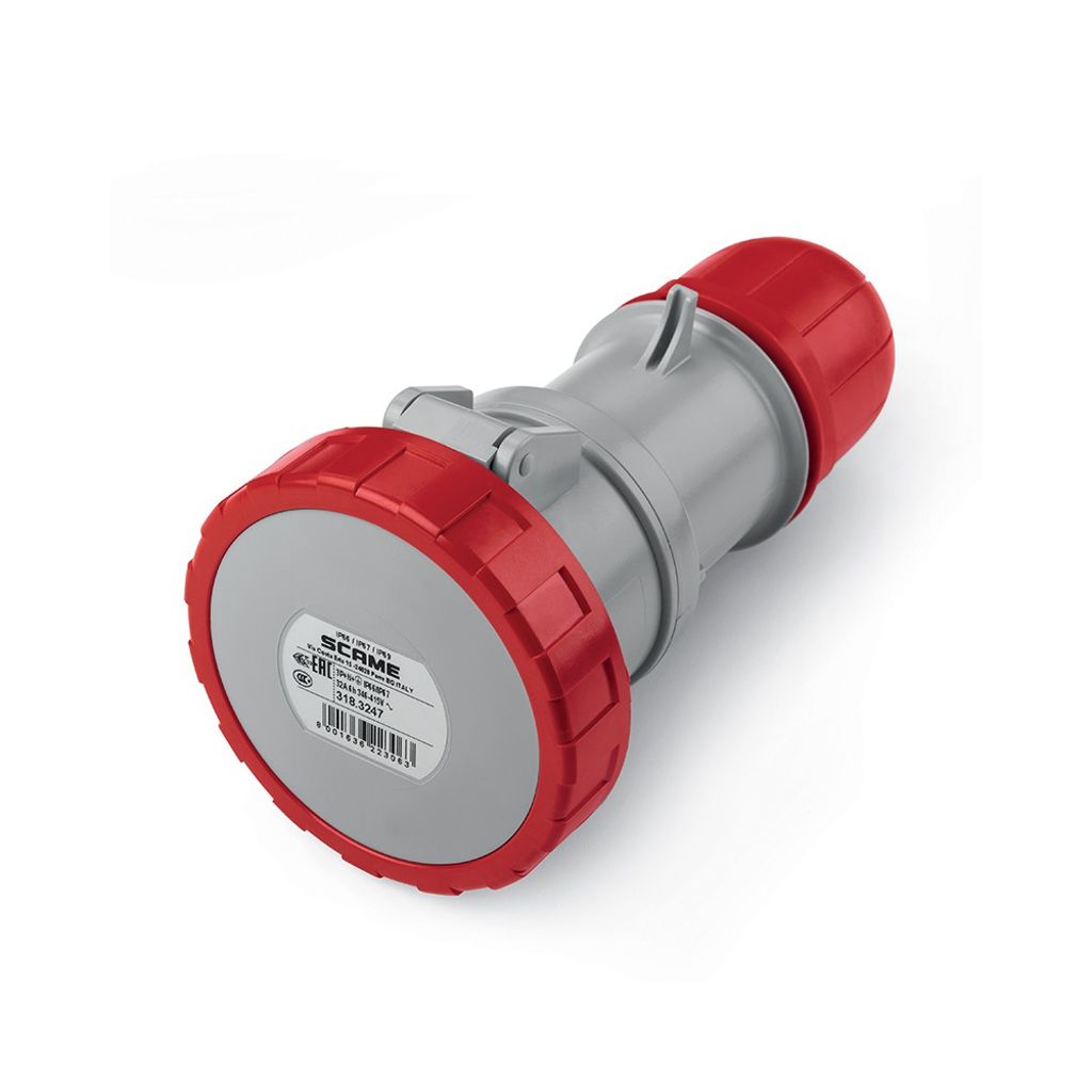 Scame 中途防水蘇底 32A 5P 380V(IP67) S2252