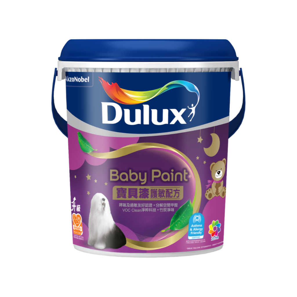 Dulux|多樂士 寶貝護敏乳膠漆 H8767 系列 3L 白色