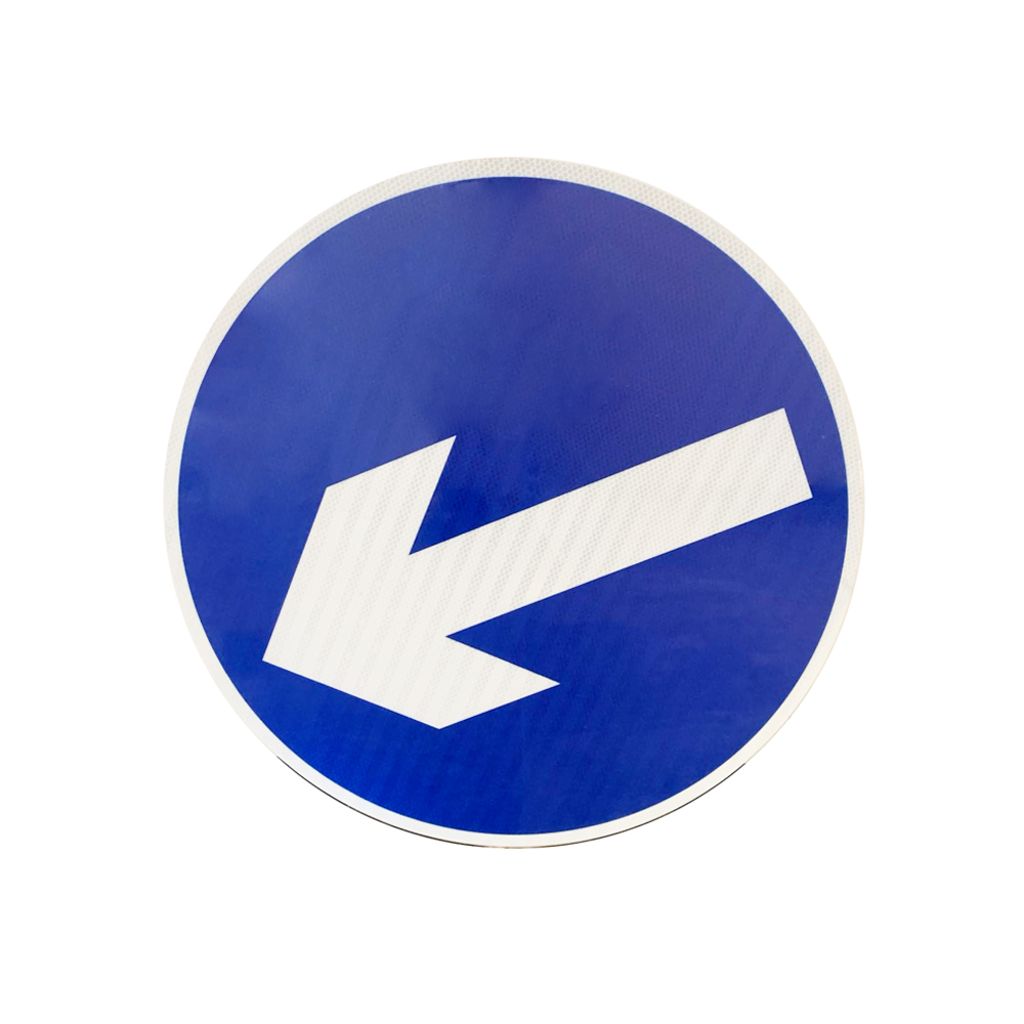 Tmr|龍貓 臨時交通路牌 靠左行駛(TS109) 600mm*1.5mm