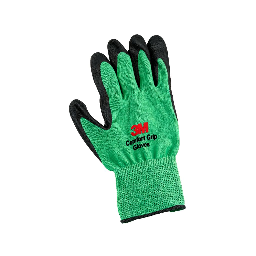 3M 舒適型防滑耐磨手套 綠色 1234GR-M M碼