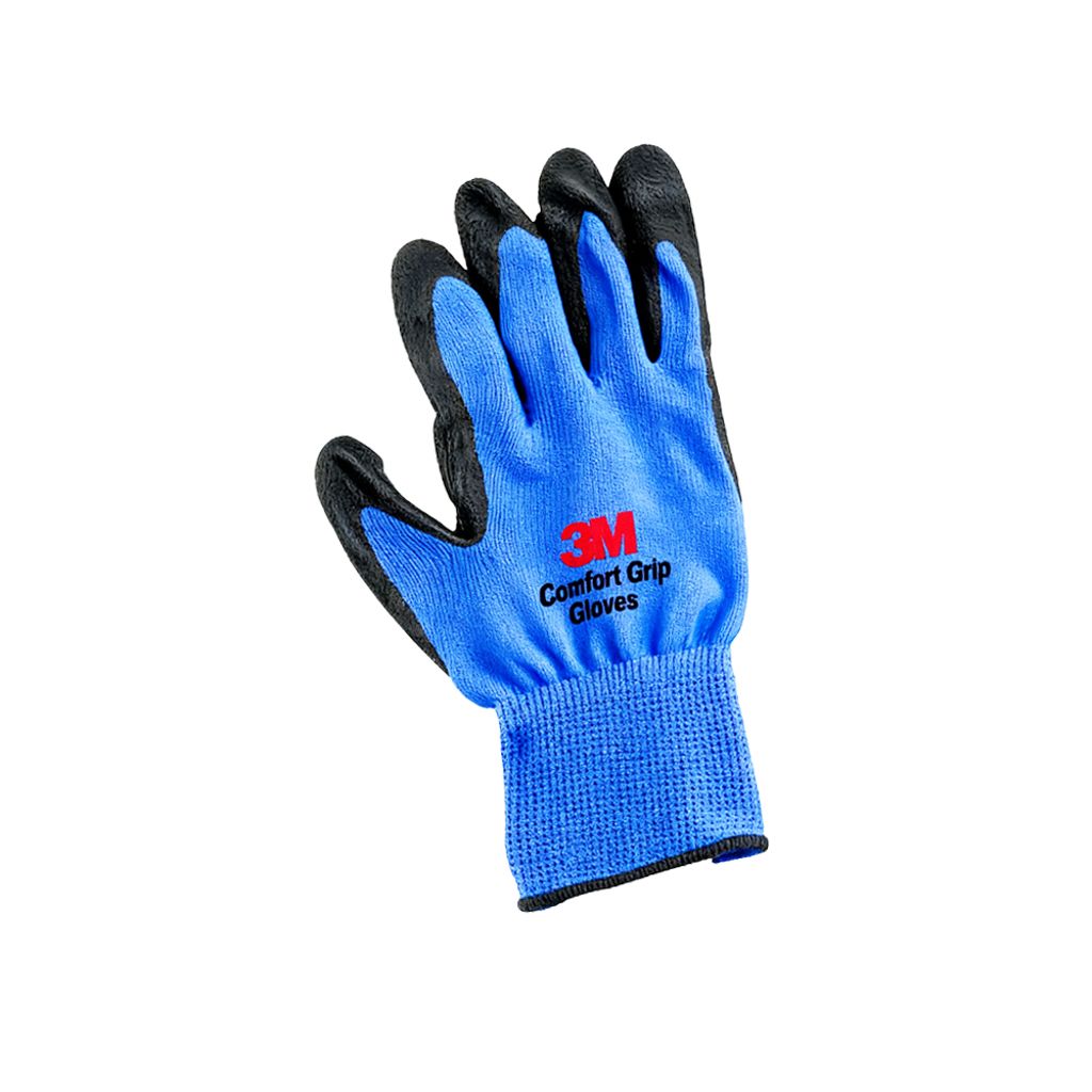 3M 舒適型防滑耐磨手套 藍色 1234B-S S碼