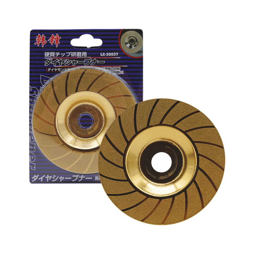 韓鋒 玻璃磨盤 4" 有紋